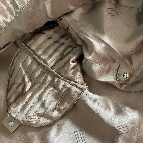 Pamela McCoy Vintage Leather Snakeskin Jacket Women’s Size XS snap out underarm - Picture 7 of 9